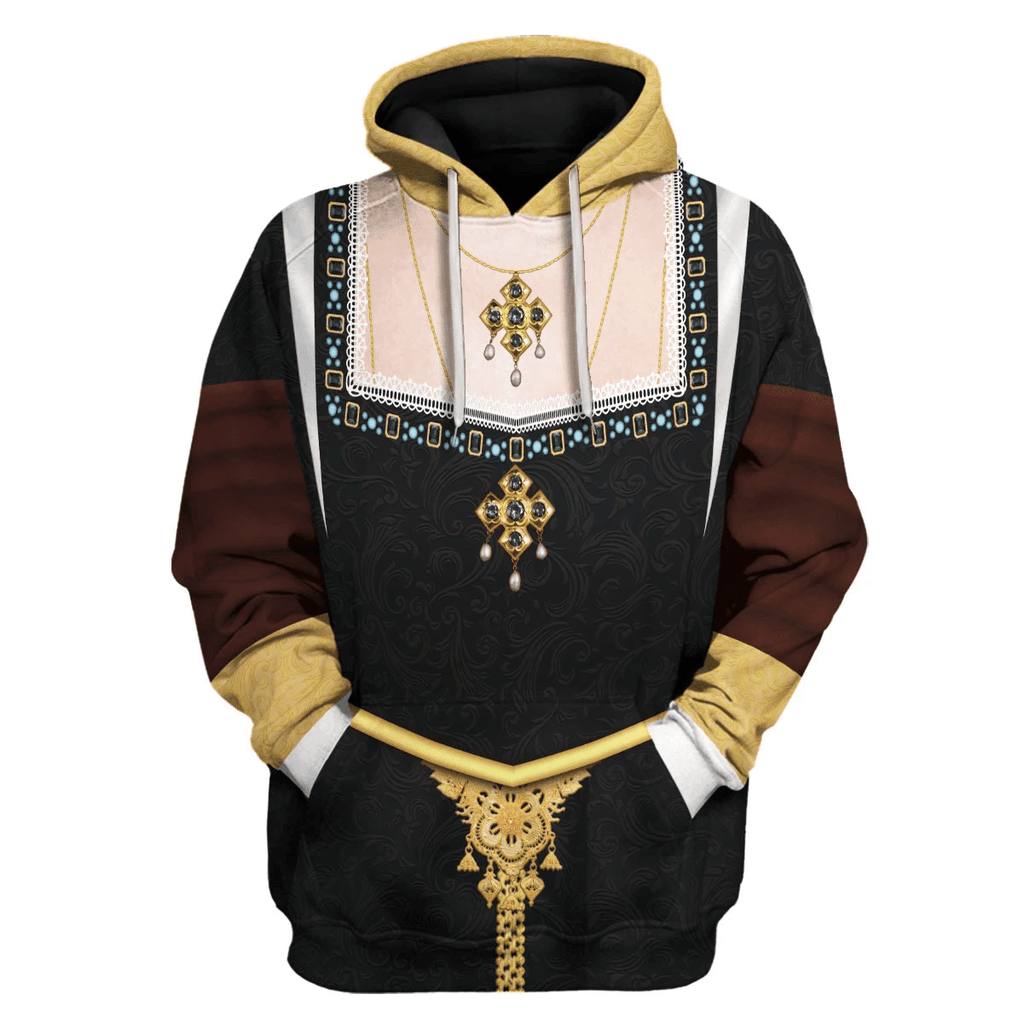 OodieGang Catherine of Aragon Queen of England Costume Hoodie Sweatshirt T-Shirt Tracksuit - OodieGang.com