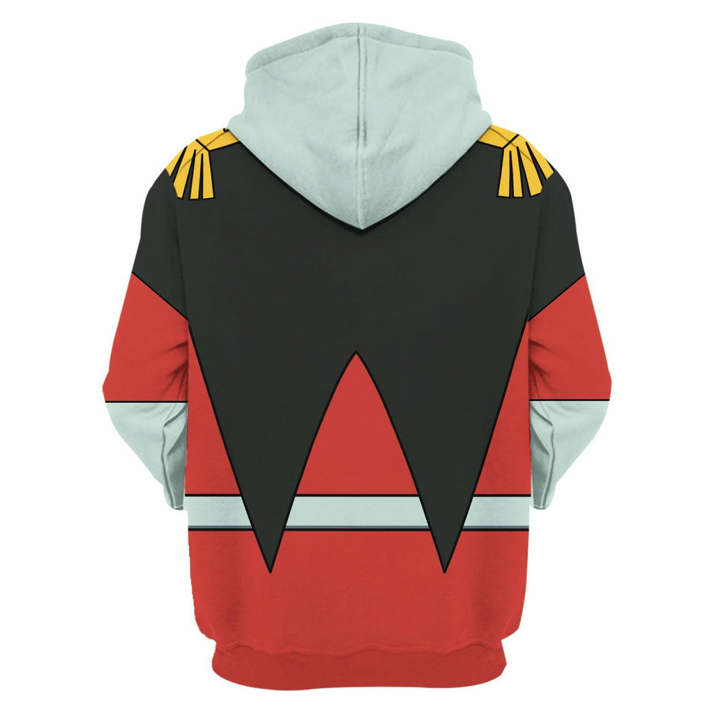 OodieGang Char Aznable Mobile Suit Gundam Costume All Over Print Tracksuit Hoodie - OodieGang