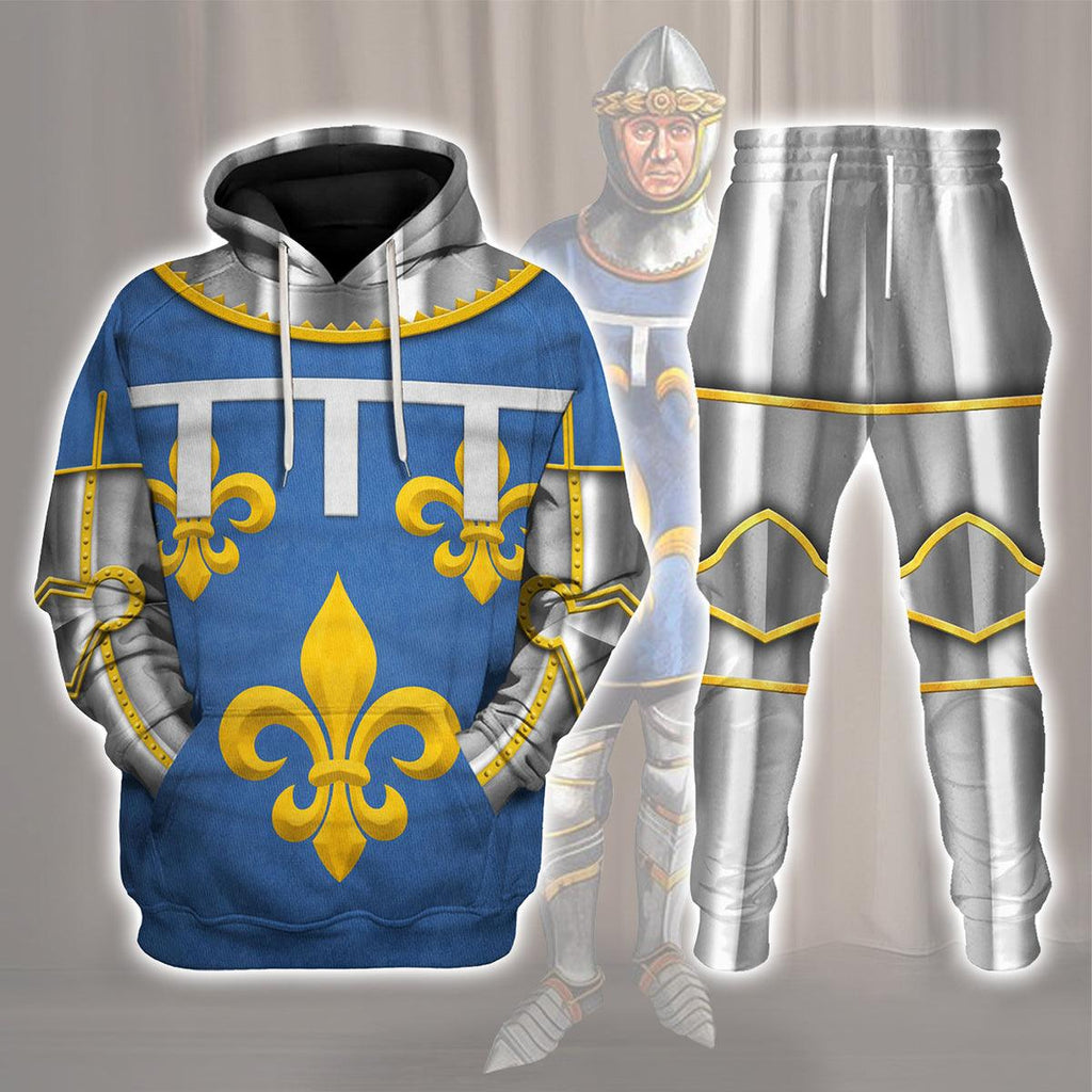 Oodiegang Charles Duke of Orleans Battle of Agincourt Costume Hoodie Sweatshirt T-Shirt Tracksuit - Oodiegang.com