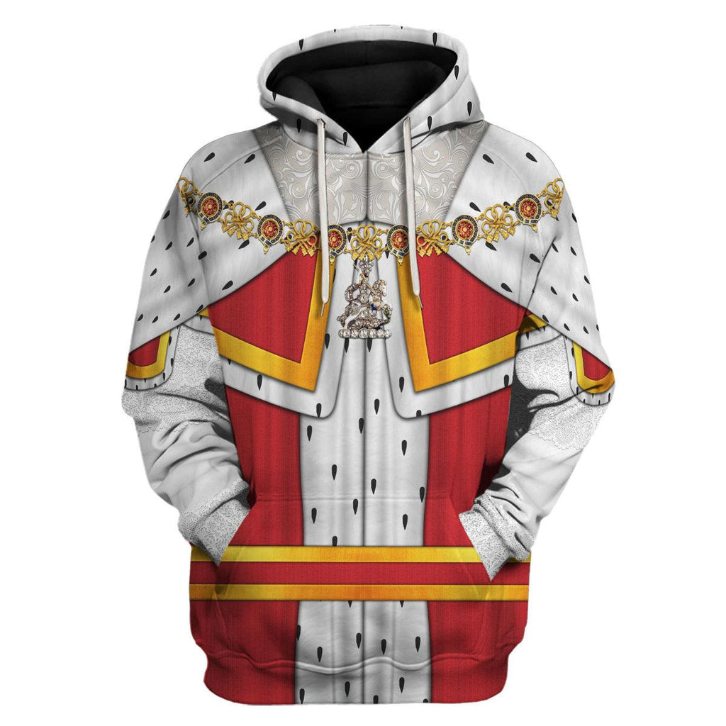 Oodiegang Charles II King of England Costume Hoodie Sweatshirt T-Shirt Tracksuit - Oodiegang.com