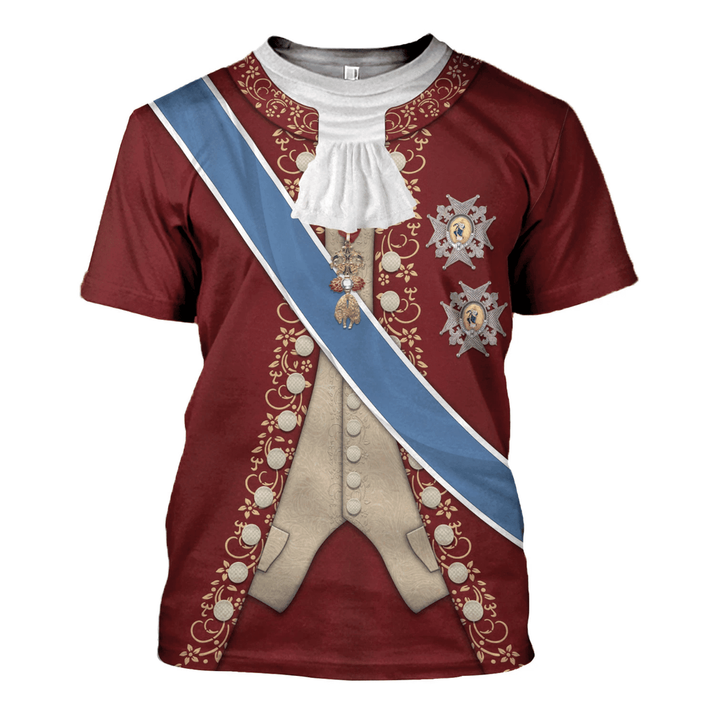 OodieGang Charles III of Spain Costume Hoodie Sweatshirt T-Shirt Tracksuit - OodieGang.com