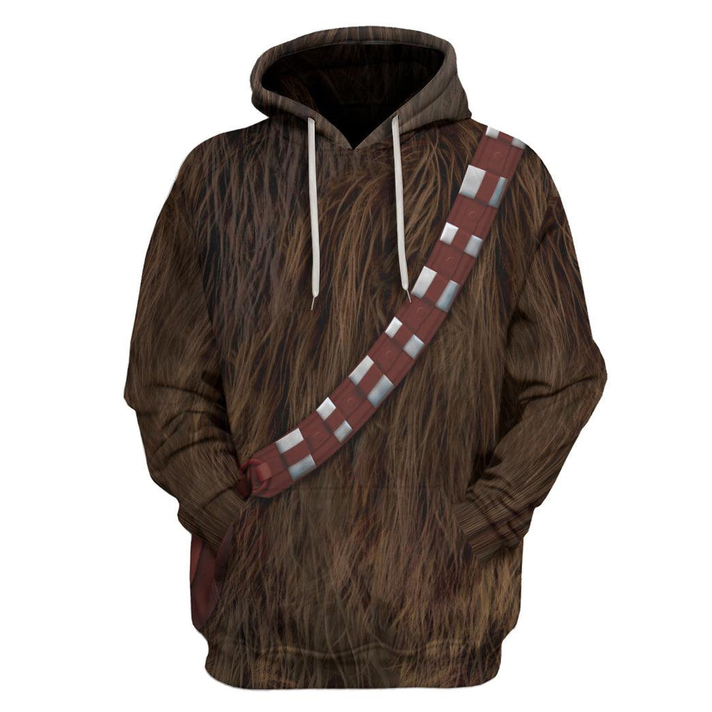 OodieGang Chewbacca Costume Hoodie Sweatshirt T-Shirt - OodieGang.com