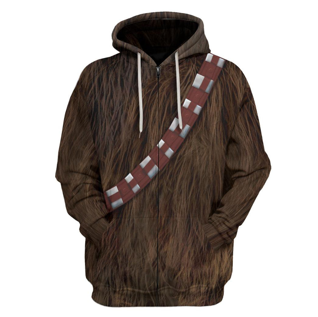 OodieGang Chewbacca Costume Hoodie Sweatshirt T-Shirt - OodieGang.com