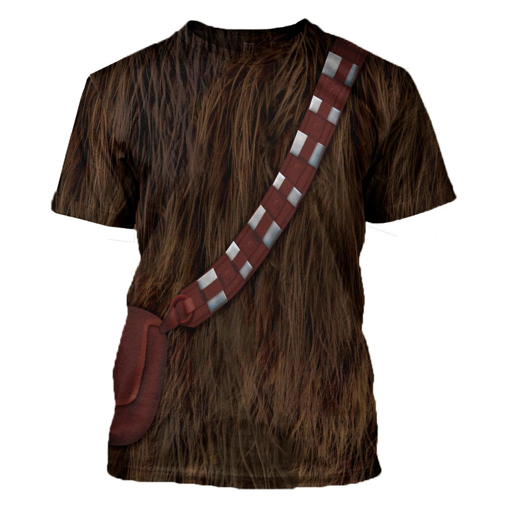 OodieGang Chewbacca Costume Hoodie Sweatshirt T-Shirt - OodieGang.com