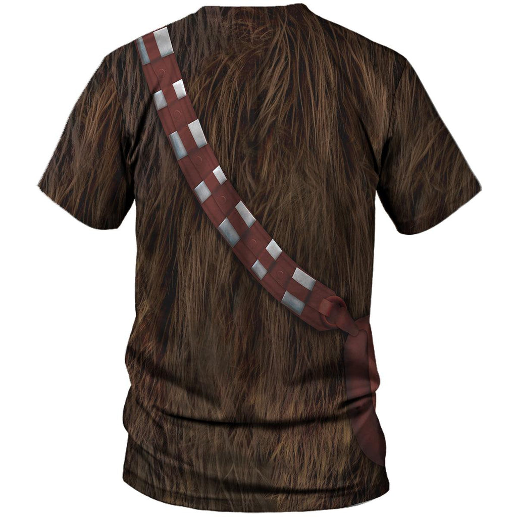 OodieGang Chewbacca Costume Hoodie Sweatshirt T-Shirt - OodieGang.com