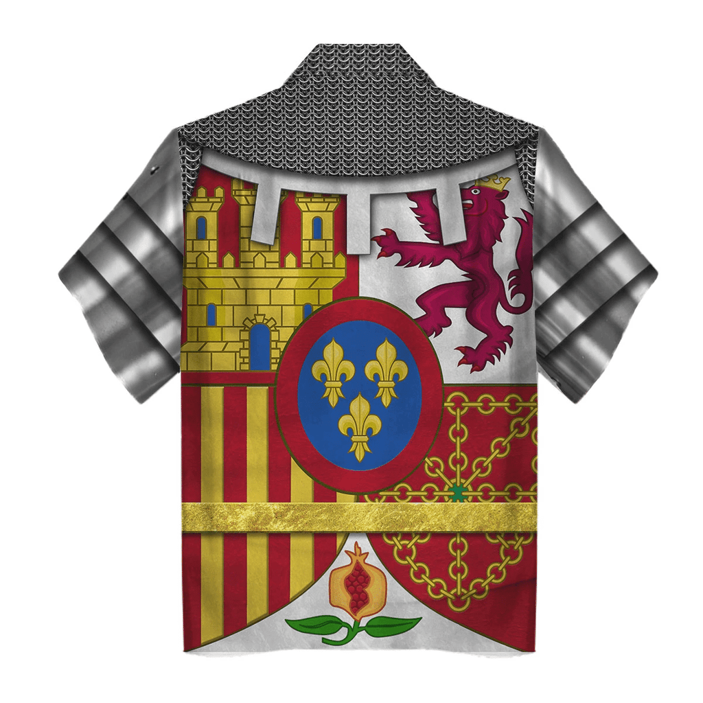 OodieGang Coat Of Arms Of Spain Costume Hoodie Sweatshirt T-Shirt Tracksuit - OodieGang.com