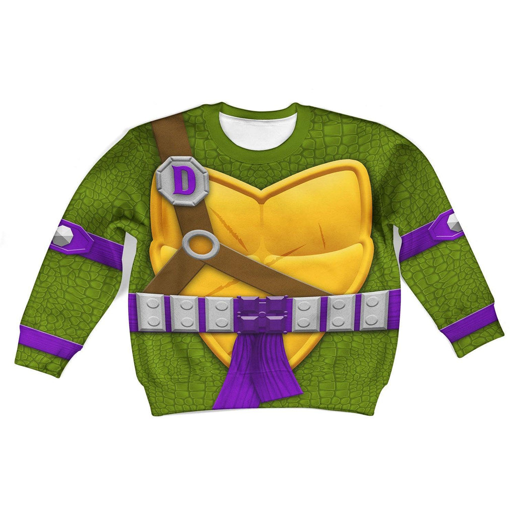 OodieGang Donatello Costume Cosplay Kid Hoodie Sweatshirt T-Shirt - OodieGang.com