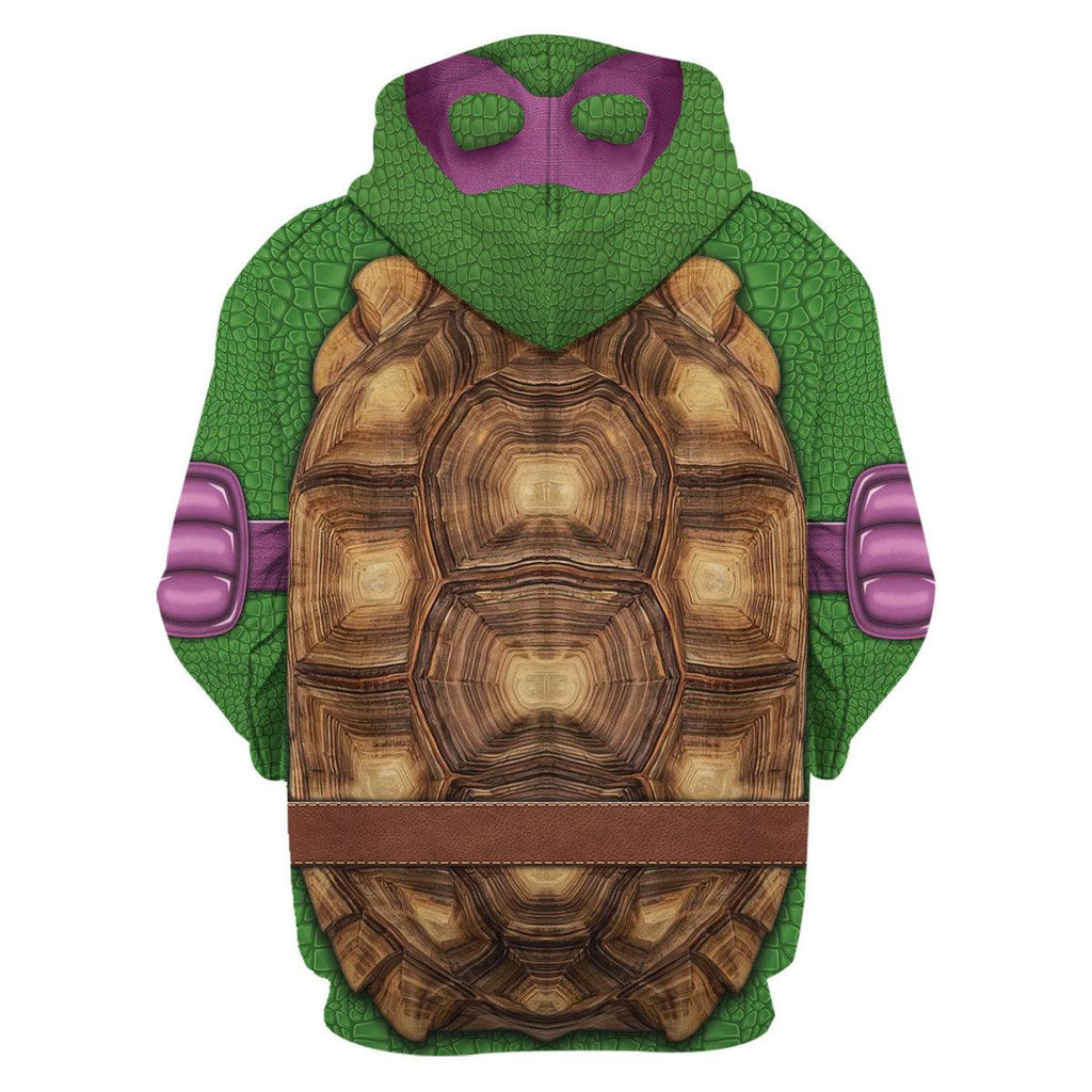 OodieGang Donatello Ninja Turtles Costume Hoodie Sweatshirt T-Shirt ZipHoodie Sweatpants - OodieGang.com