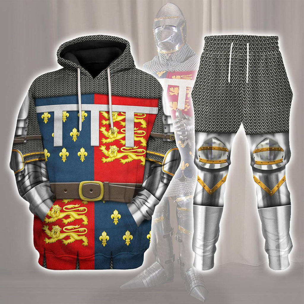 Oodiegang Edward The Black Prince- Battle of Poitiers- 1356 Costume Hoodie Sweatshirt T-Shirt Tracksuit - Oodiegang.com