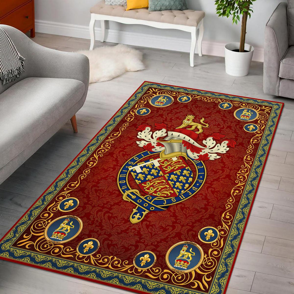 Oodiegang Edward the Black Prince Coat of Arms Rug - Oodiegang.com