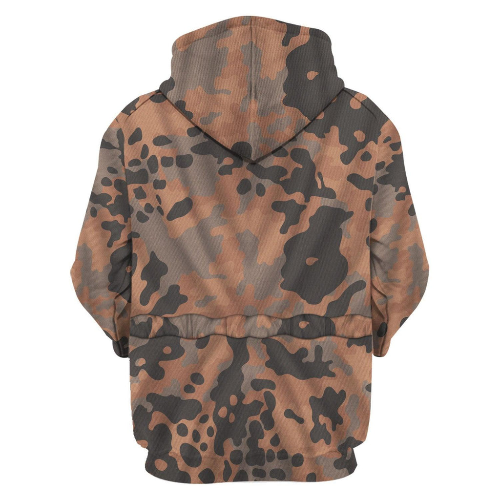 OodieGang Eichenlaubmuster World War II Costume Hoodie Sweatshirt T-Shirt Tracksuit - OodieGang.com