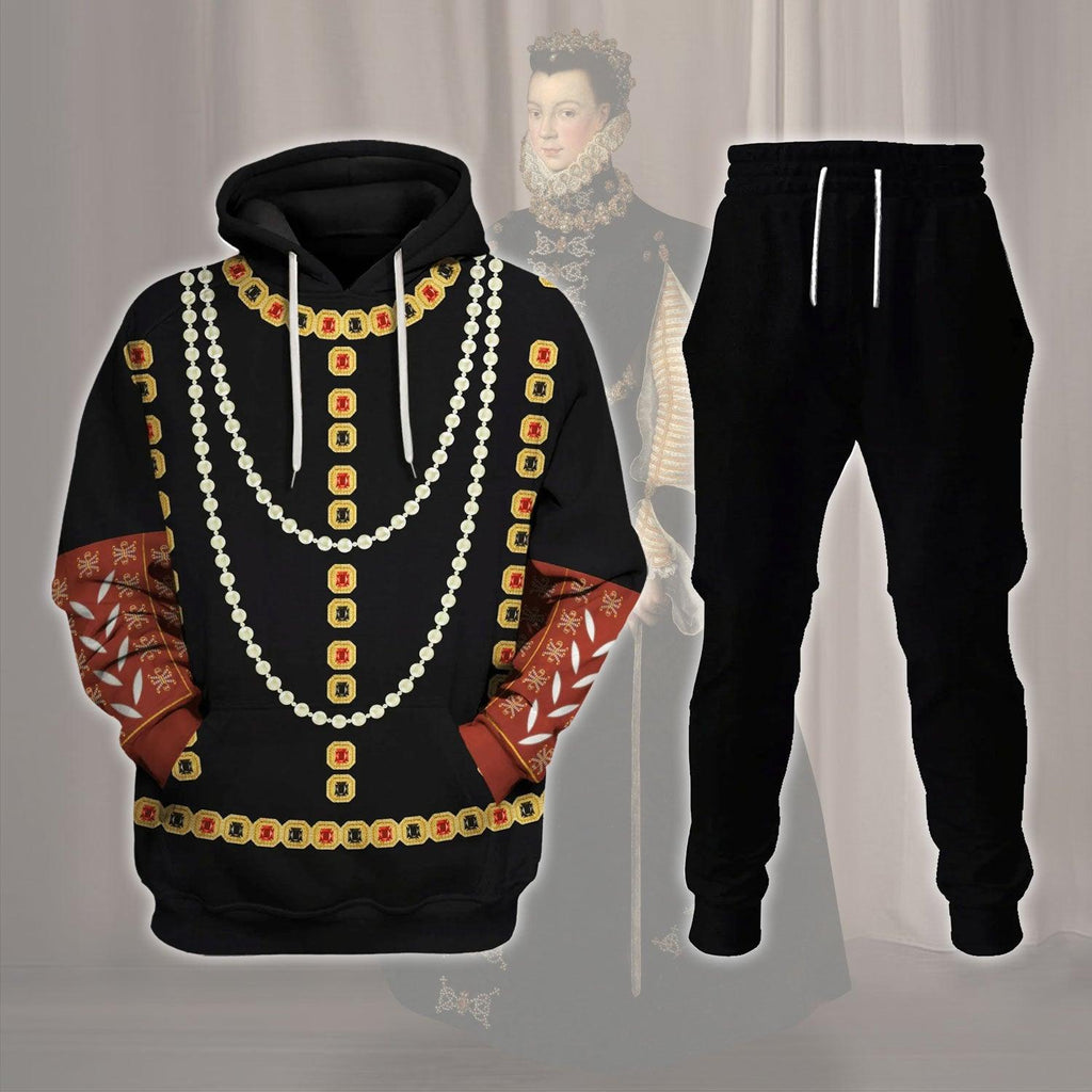 OodieGang Elisabeth of Valois Queen of Spain Costume Hoodie Sweatshirt T-Shirt Tracksuit - OodieGang.com