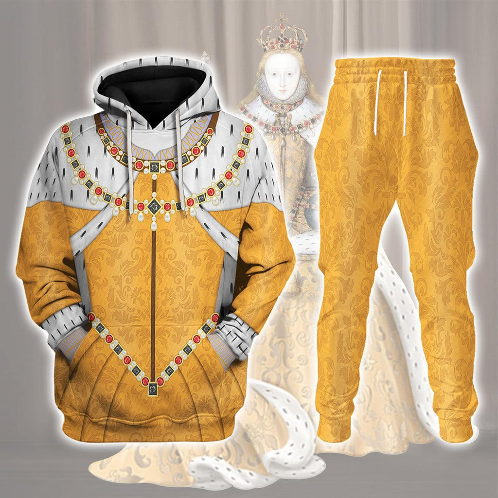 Oodiegang Elizabeth I of England Costume Hoodie Sweatshirt T-Shirt Tracksuit - Oodiegang.com