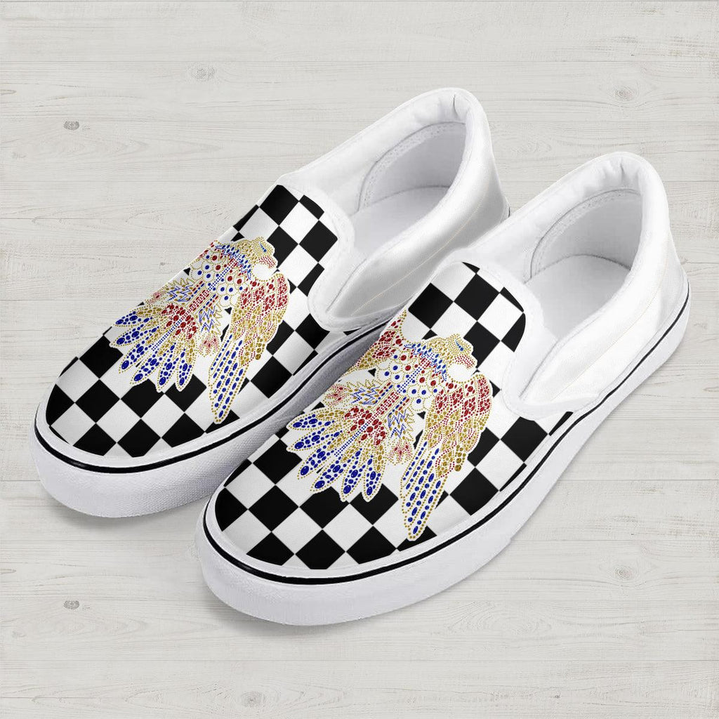 OodieGang Elvis Aloha Caro Slip On Shoes - OodieGang.com