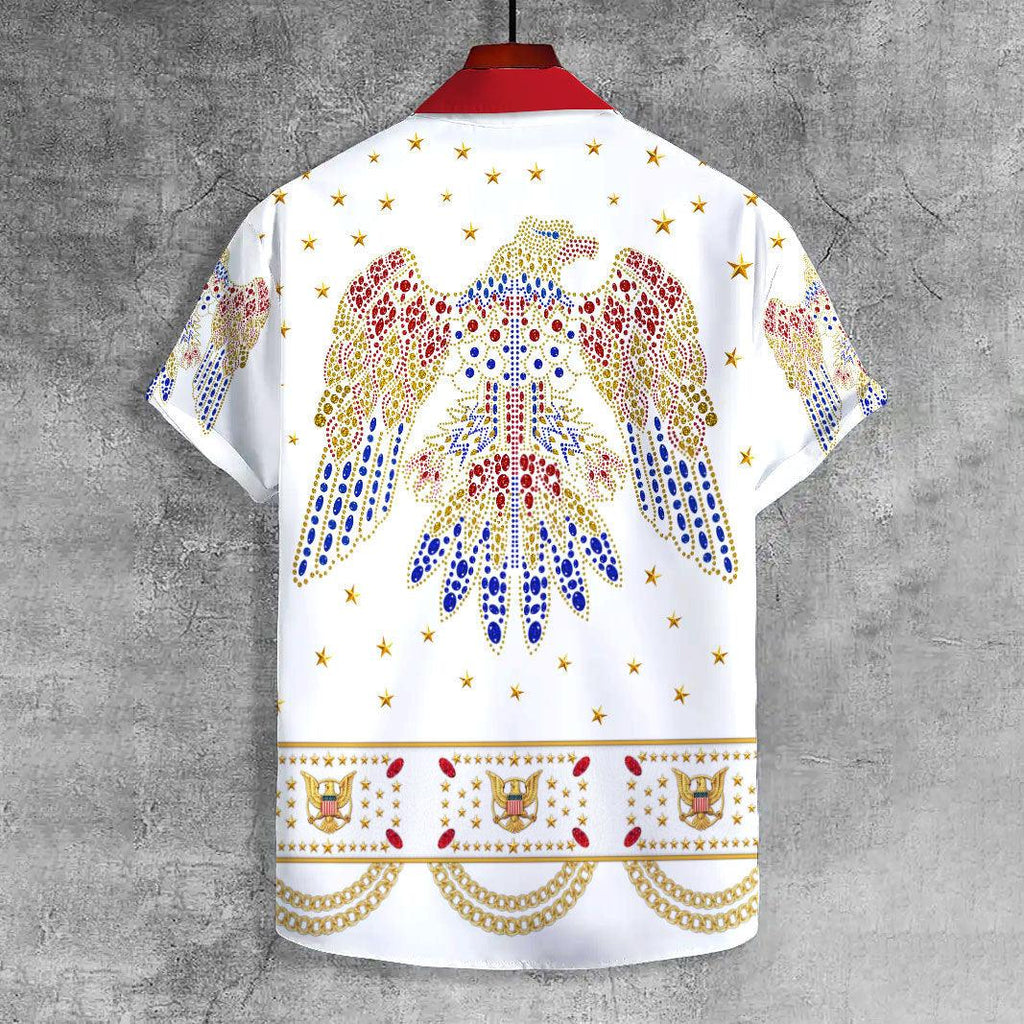 OodieGang Elvis Aloha UNISEX CASUAL HAWAIIAN SHIRT - OodieGang.com