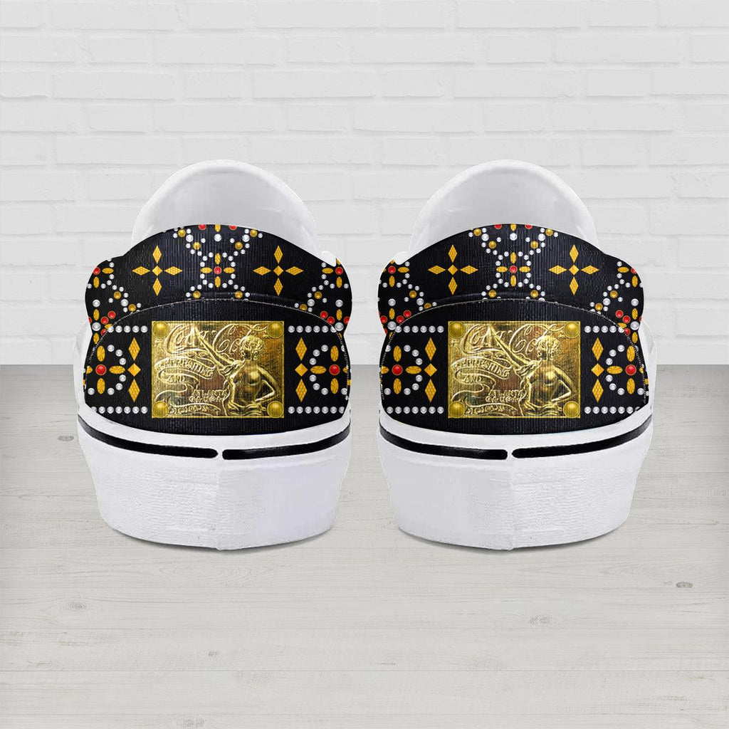 OodieGang Elvis Black Conquistador Slip On Shoes - OodieGang.com