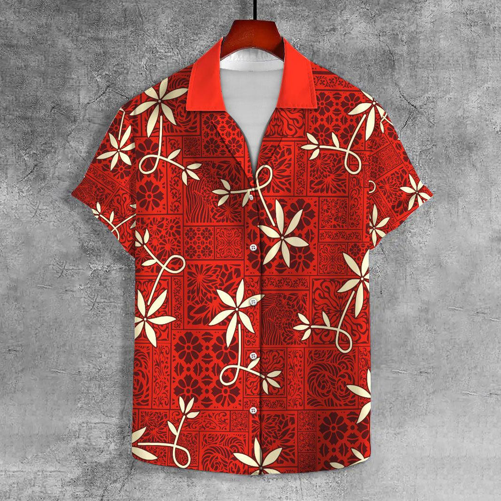 OodieGang Elvis Blue Hawaii Shirt UNISEX CASUAL HAWAIIAN SHIRT - OodieGang.com