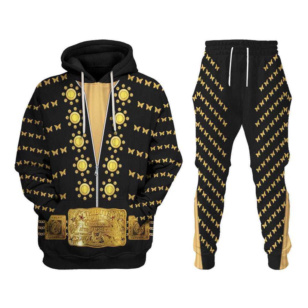 Oodiegang Elvis Butterfly Costume Hoodie Sweatshirt T-Shirt Sweatpants - Oodiegang.com