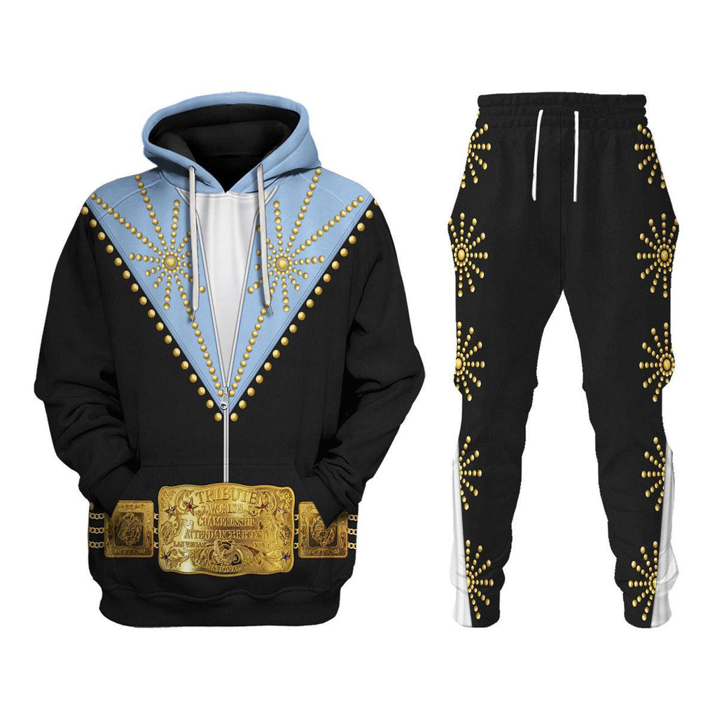 Oodiegang Elvis Cisco Blue Costume Hoodie Sweatshirt T-Shirt Sweatpants - Oodiegang.com