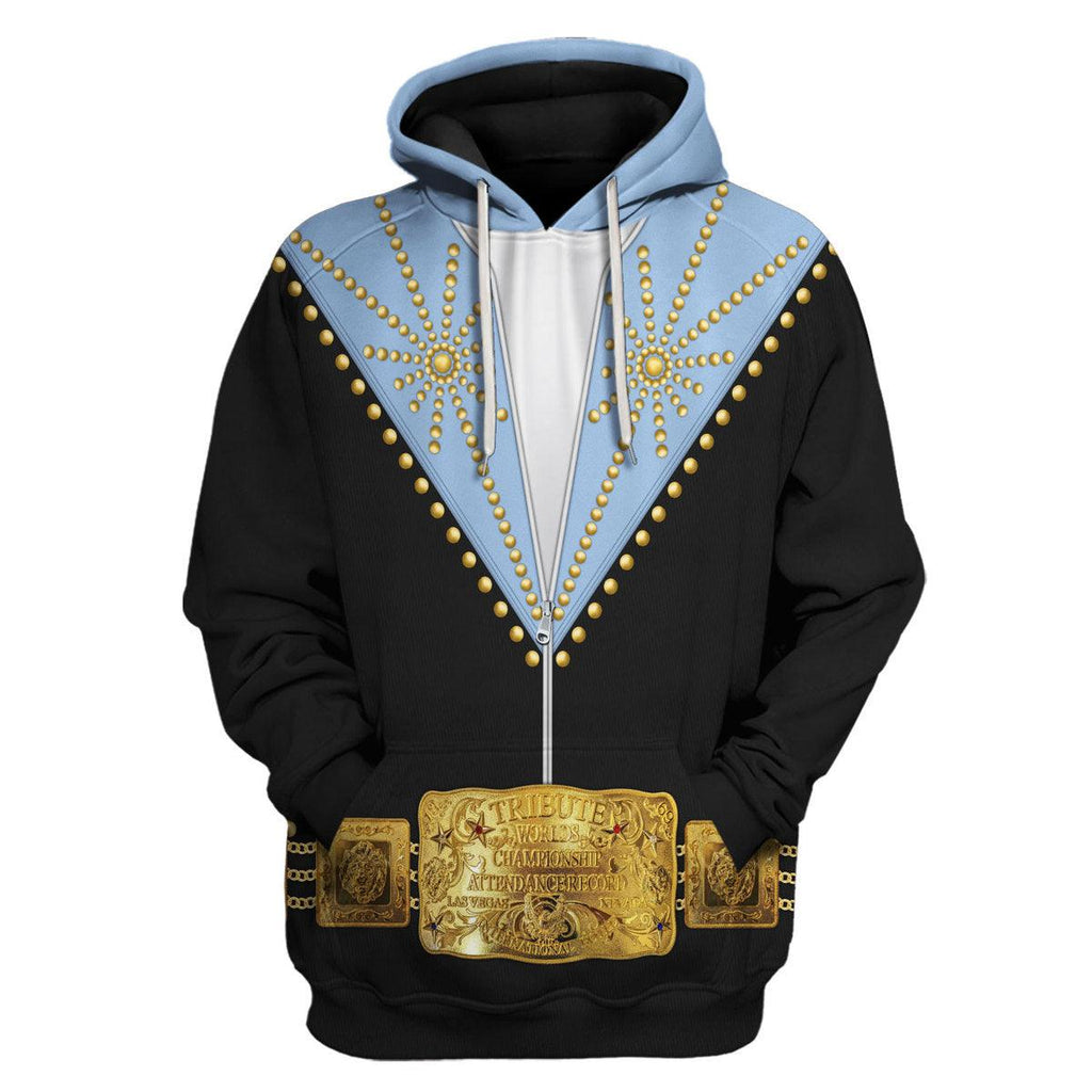 Oodiegang Elvis Cisco Blue Costume Hoodie Sweatshirt T-Shirt Sweatpants - Oodiegang.com