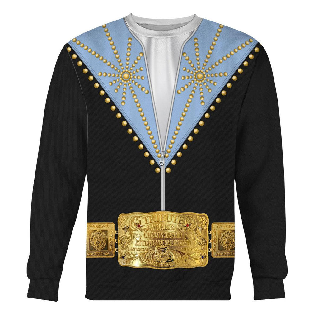 Oodiegang Elvis Cisco Blue Costume Hoodie Sweatshirt T-Shirt Sweatpants - Oodiegang.com