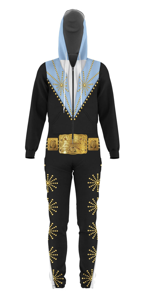 OodieGang Elvis Cisco Blue jumpsuit Costume - OodieGang.com