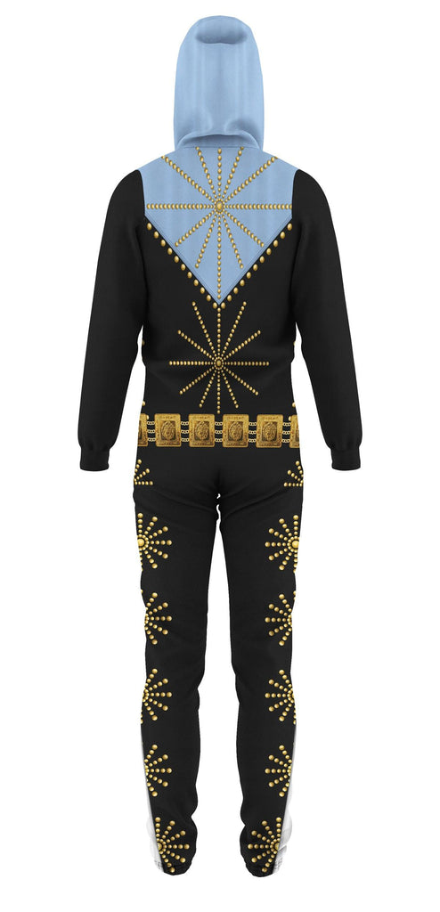 OodieGang Elvis Cisco Blue jumpsuit Costume - OodieGang.com