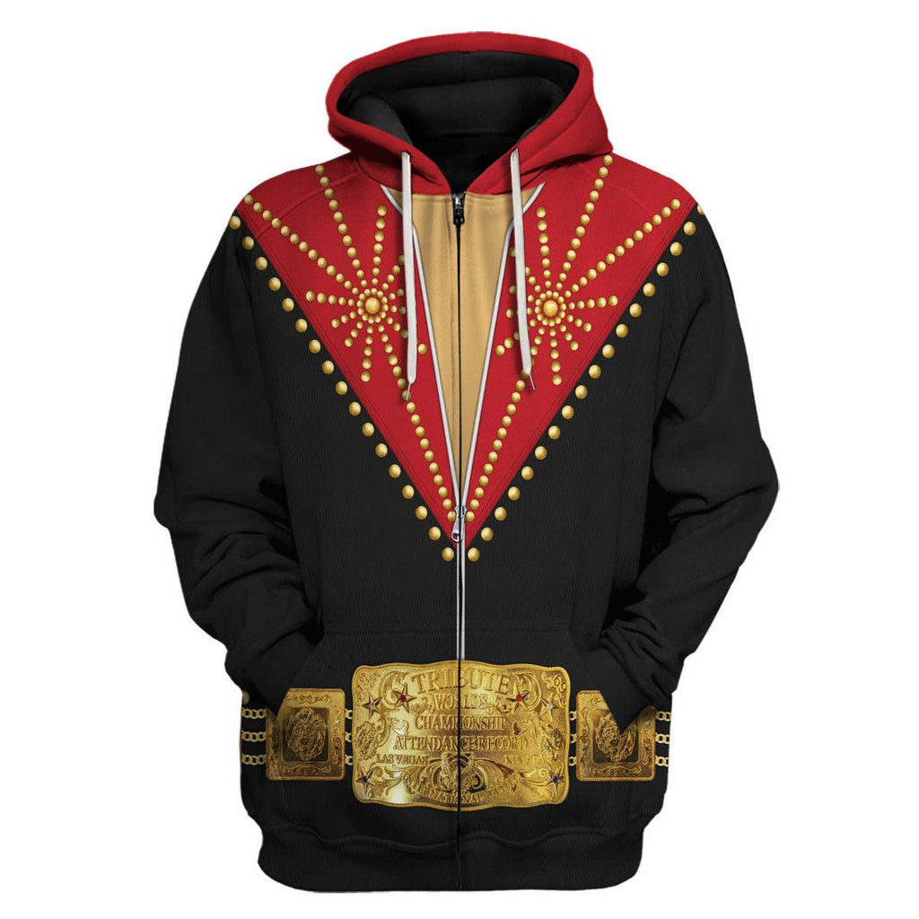 Oodiegang Elvis Cisco Red Costume Hoodie Sweatshirt T-Shirt Sweatpants - Oodiegang.com