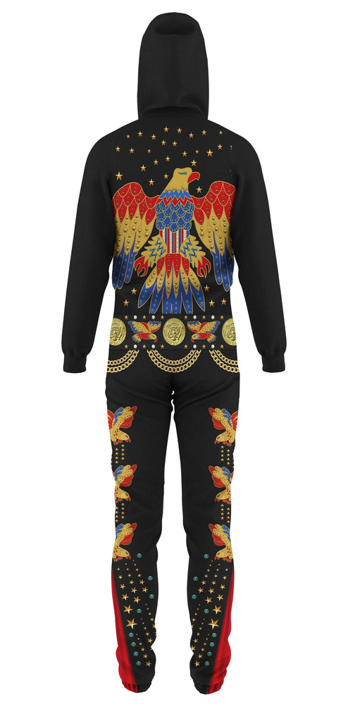 OodieGang Elvis EAGLE Black jumpsuit Costume - OodieGang.com