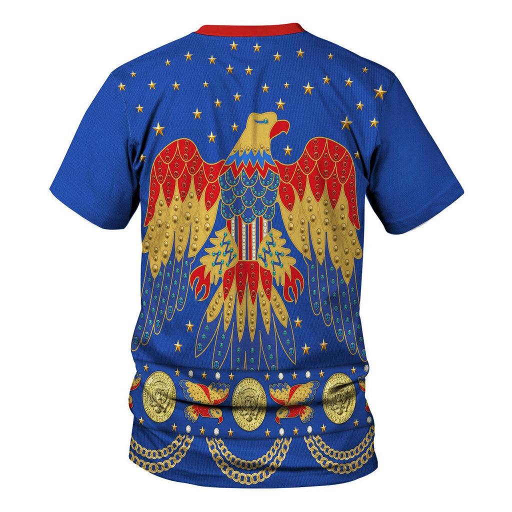 Oodiegang Elvis EAGLE Blue Costume Hoodie Sweatshirt T-Shirt Sweatpants - Oodiegang.com