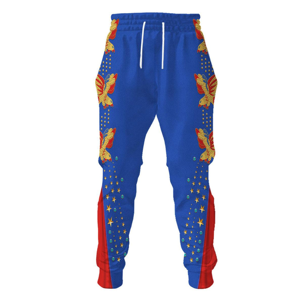 Oodiegang Elvis EAGLE Blue Costume Hoodie Sweatshirt T-Shirt Sweatpants - Oodiegang.com