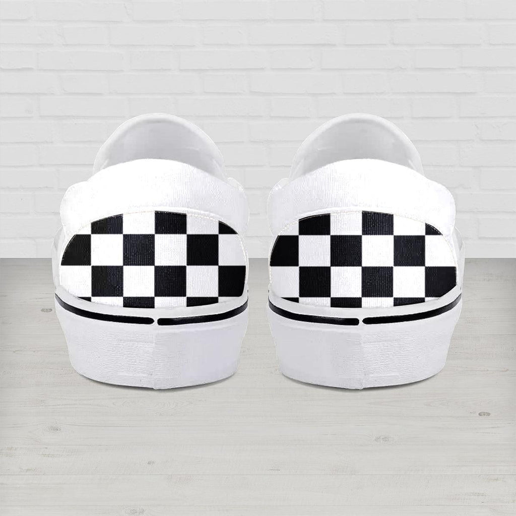 OodieGang Elvis Eagle Caro Slip On Shoes - OodieGang.com