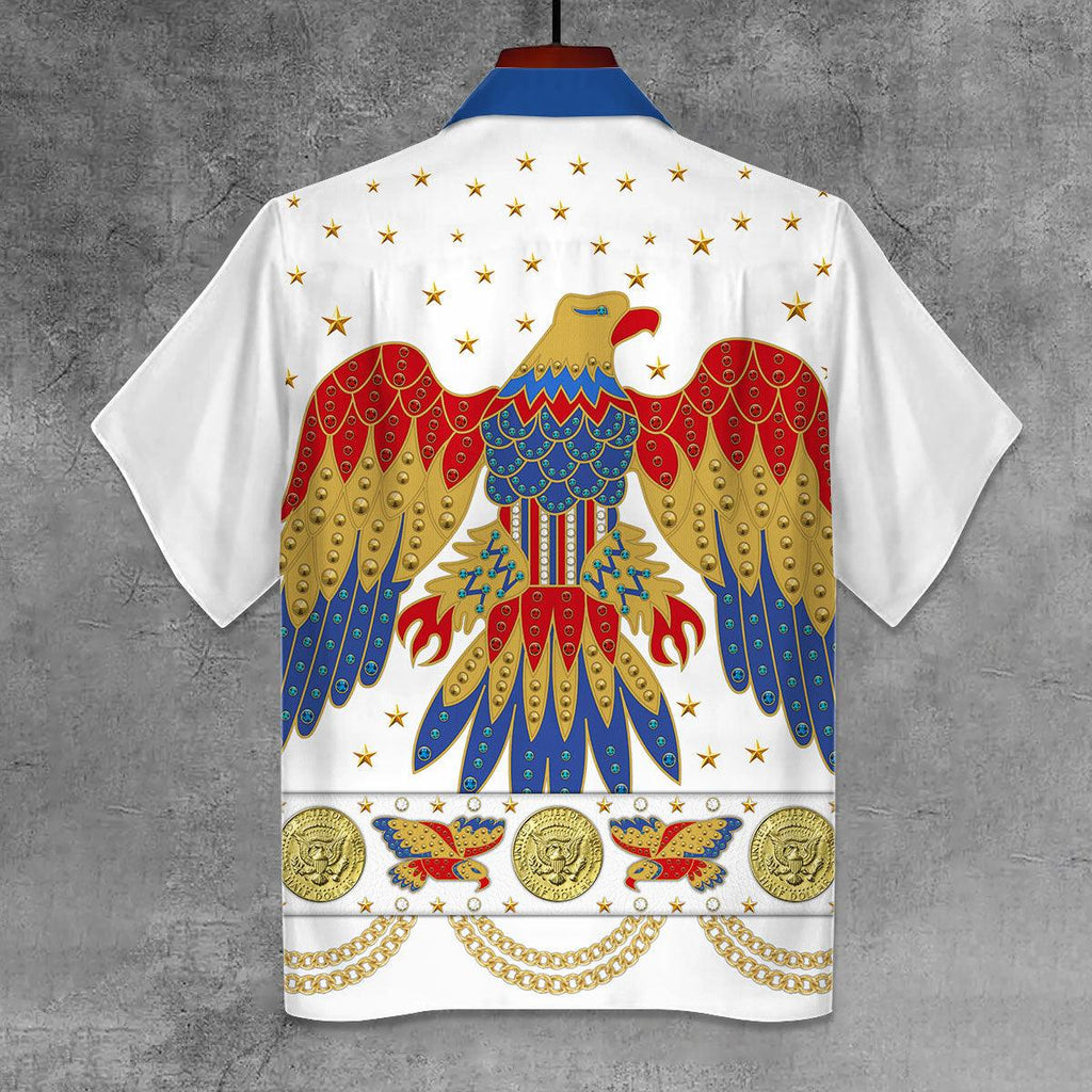 OodieGang Elvis Eagle Unisex Hawaii Shirt - OodieGang.com