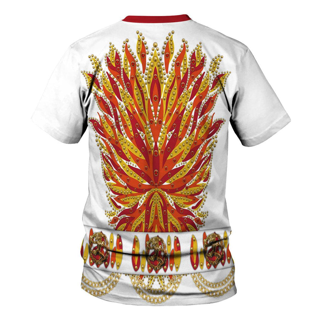 Oodiegang Elvis Flame Outfit Costume Hoodie Sweatshirt T-Shirt Sweatpants - Oodiegang.com