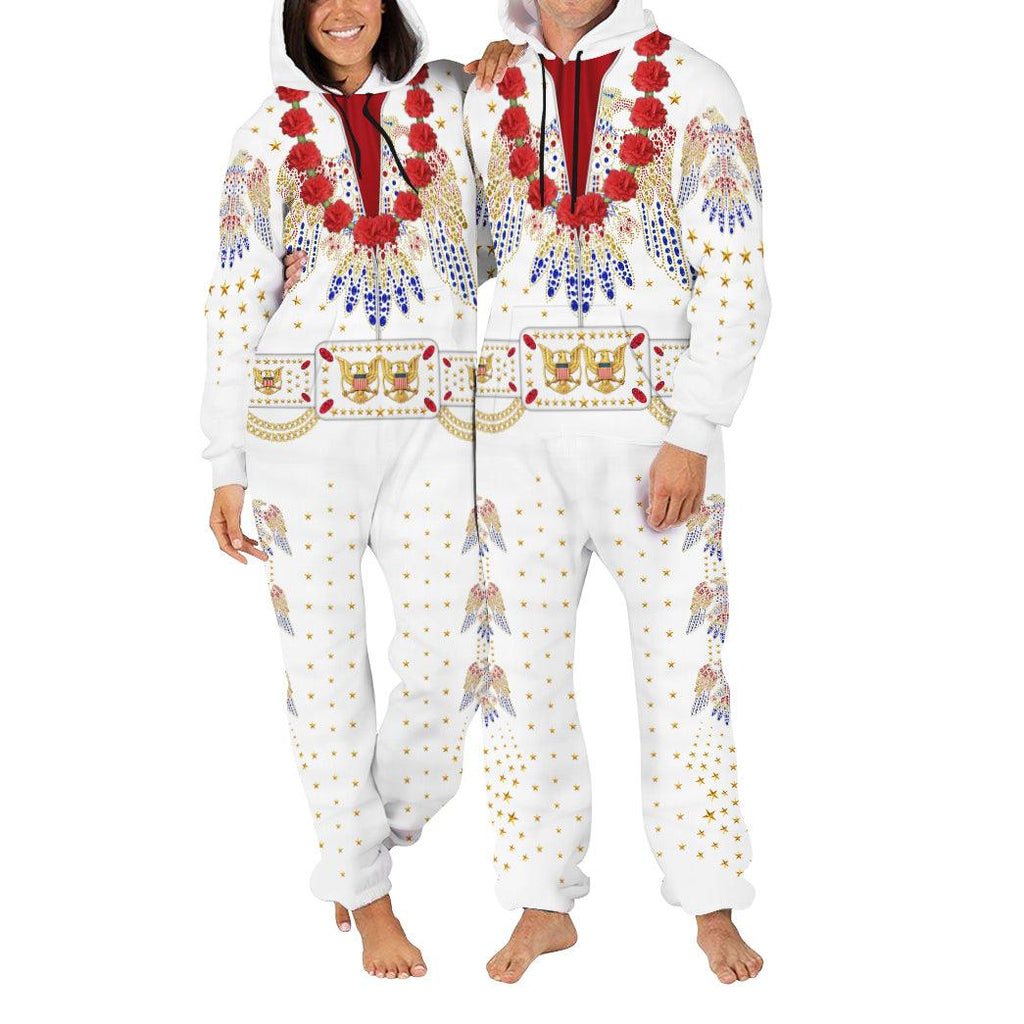 OodieGang Elvis Flower jumpsuit Costume - OodieGang.com