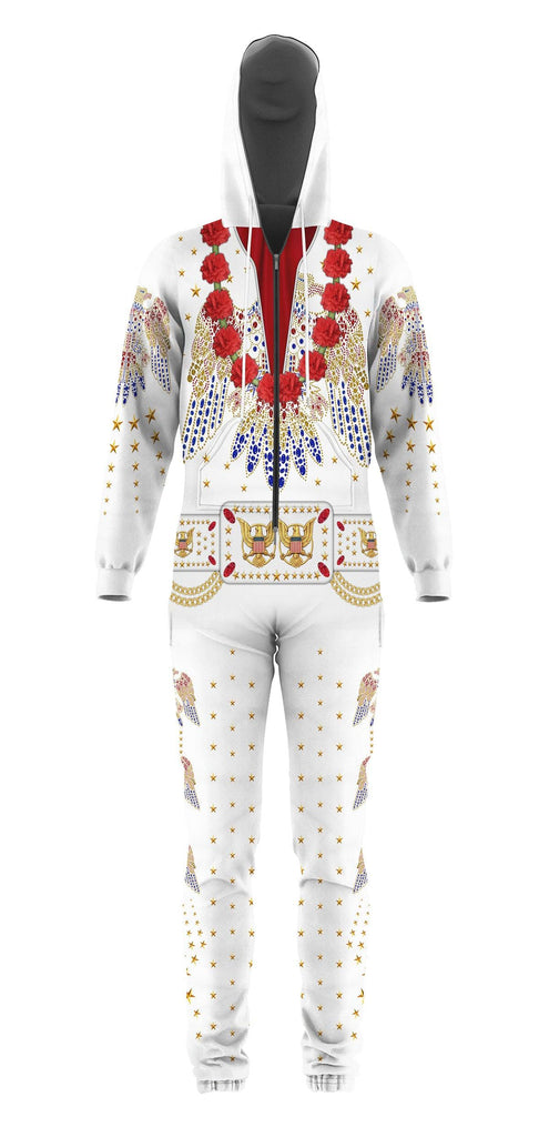 OodieGang Elvis Flower jumpsuit Costume - OodieGang.com