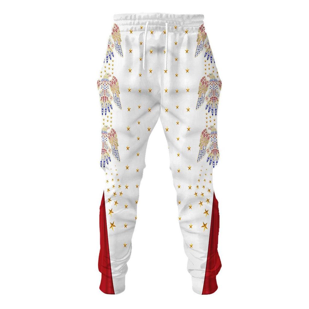 Oodiegang Elvis Presley Costume Hoodie Dress Swatpants - Oodiegang.com