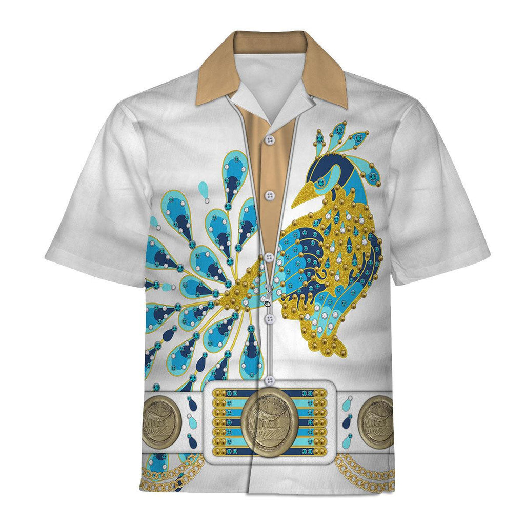 Oodiegang Elvis Presley Peacock Outfit Costume Hoodie Sweatshirt T-Shirt Sweatpants - DucG