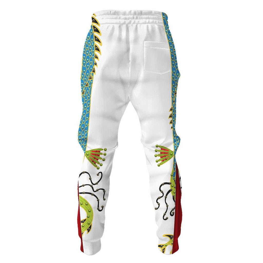 Oodiegang Elvis Presley The Dragon Outfit Costume Hoodie Dress Swatpants - Oodiegang.com