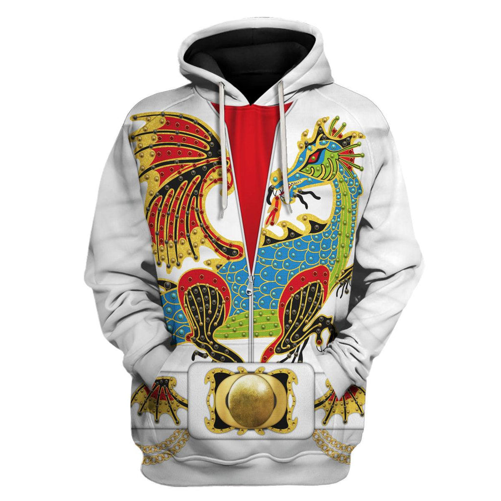 Oodiegang Elvis Presley The Dragon Outfit Costume Hoodie Sweatshirt T-Shirt Sweatpants - Oodiegang.com