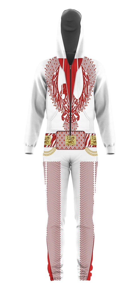 OodieGang Elvis Red Phoenix jumpsuit Costume - OodieGang.com