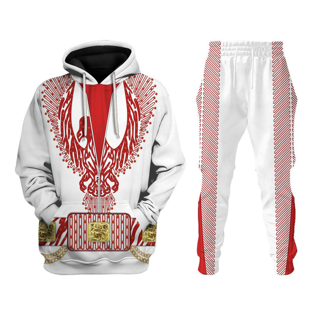 Oodiegang Elvis Red Phoenix Suit Costume Hoodie Sweatshirt T-Shirt Sweatpants - Oodiegang.com