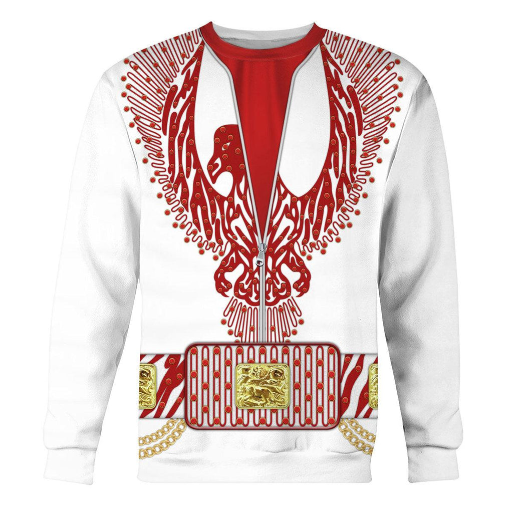 Oodiegang Elvis Red Phoenix Suit Costume Hoodie Sweatshirt T-Shirt Sweatpants - Oodiegang.com