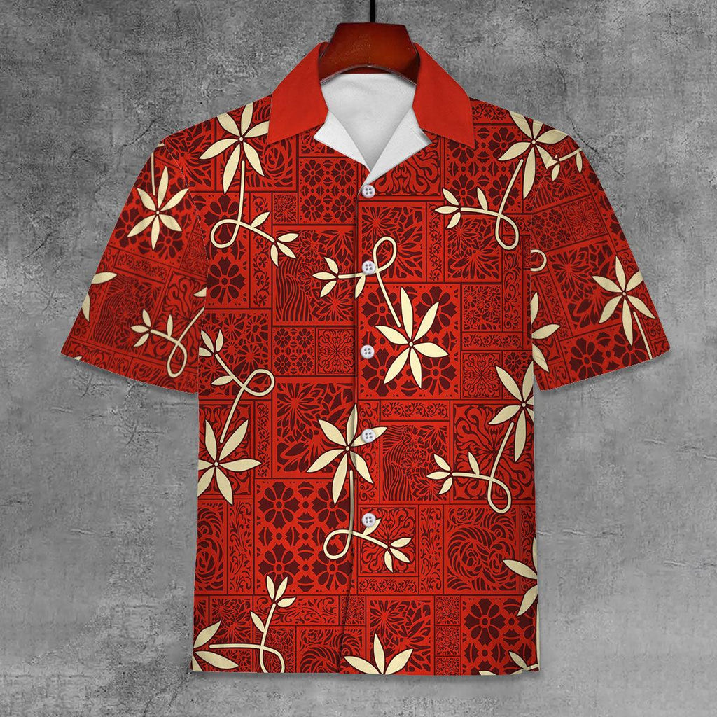 CustomsPig Elvis Retro Blue Unisex Hawaii Shirt - CustomsPig.com