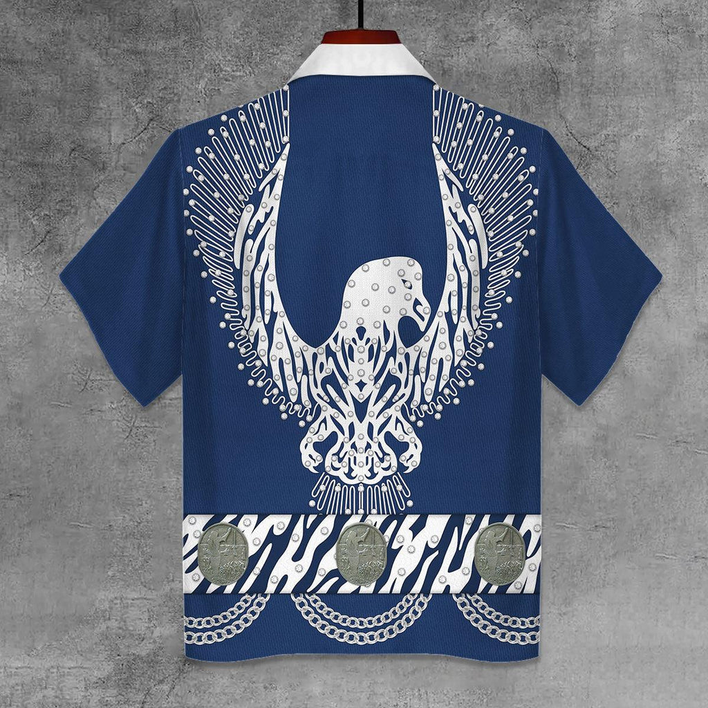 OodieGang Elvis Silver Phoenix Unisex Hawaii Shirt - OodieGang.com