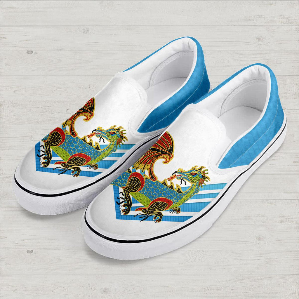 OodieGang Elvis The Dragon Slip On Shoes - OodieGang.com