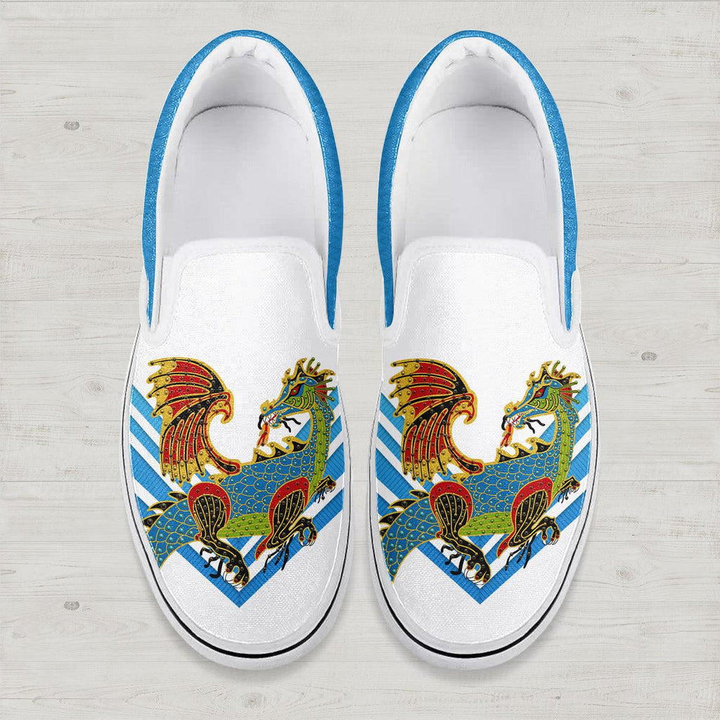 OodieGang Elvis The Dragon Slip On Shoes - OodieGang.com