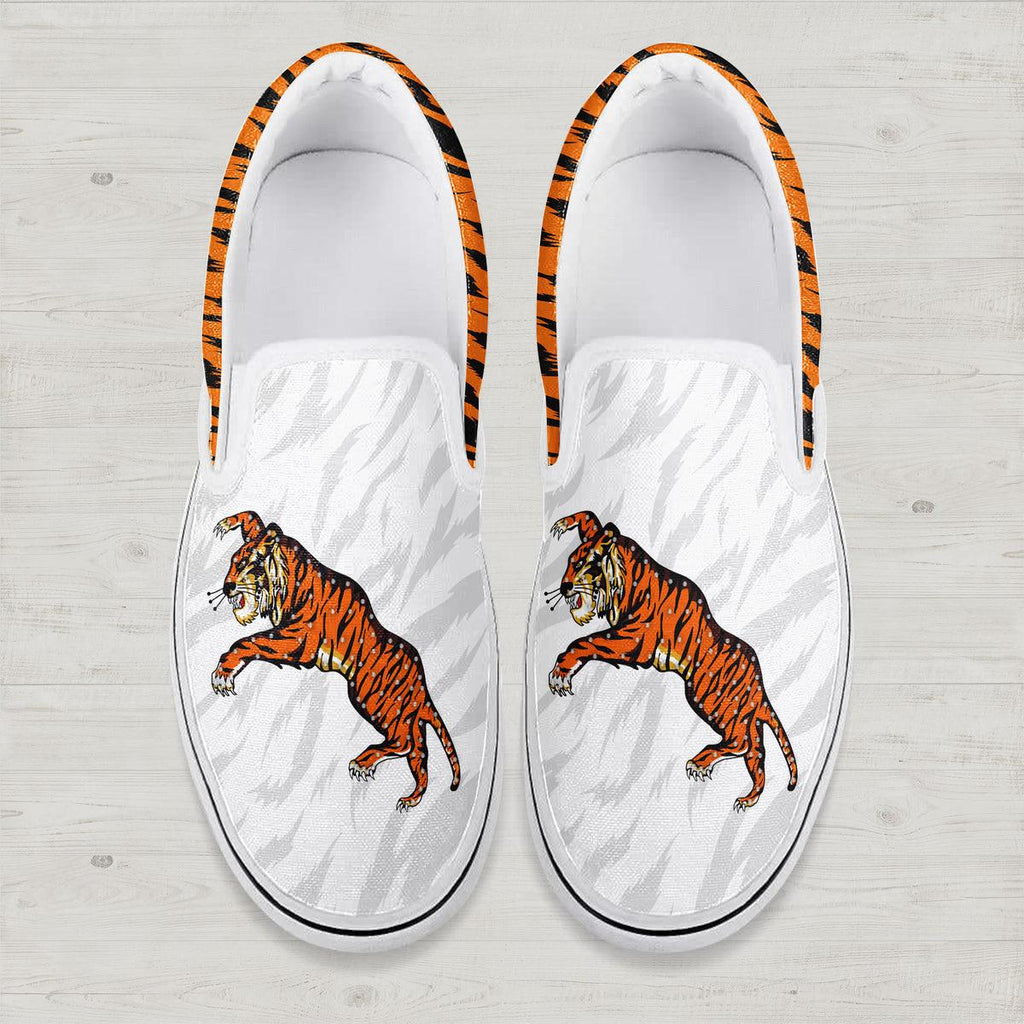 OodieGang Elvis Tiger Slip On Shoes - OodieGang.com