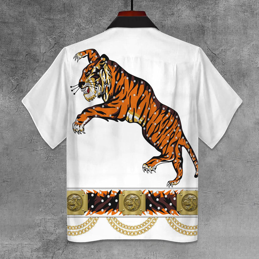 OodieGang Elvis Tiger Unisex Hawaii Shirt - OodieGang.com