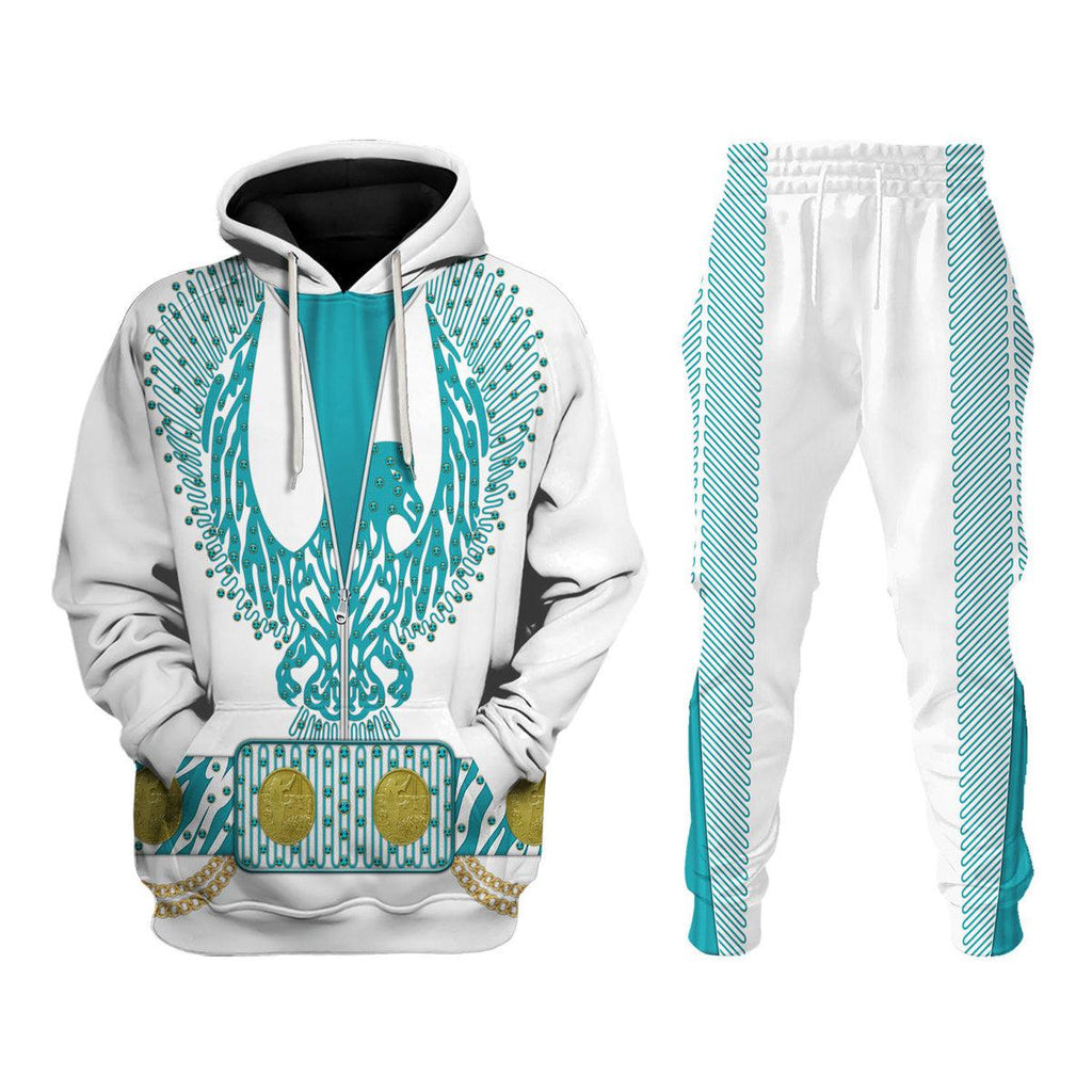 Oodiegang Elvis Turquoise Phoenix Costume Hoodie Sweatshirt T-Shirt Sweatpants - Oodiegang.com